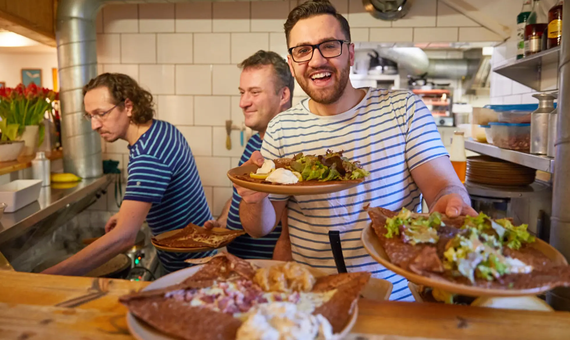 Ti Breizh Mitarbeiter in der Küche